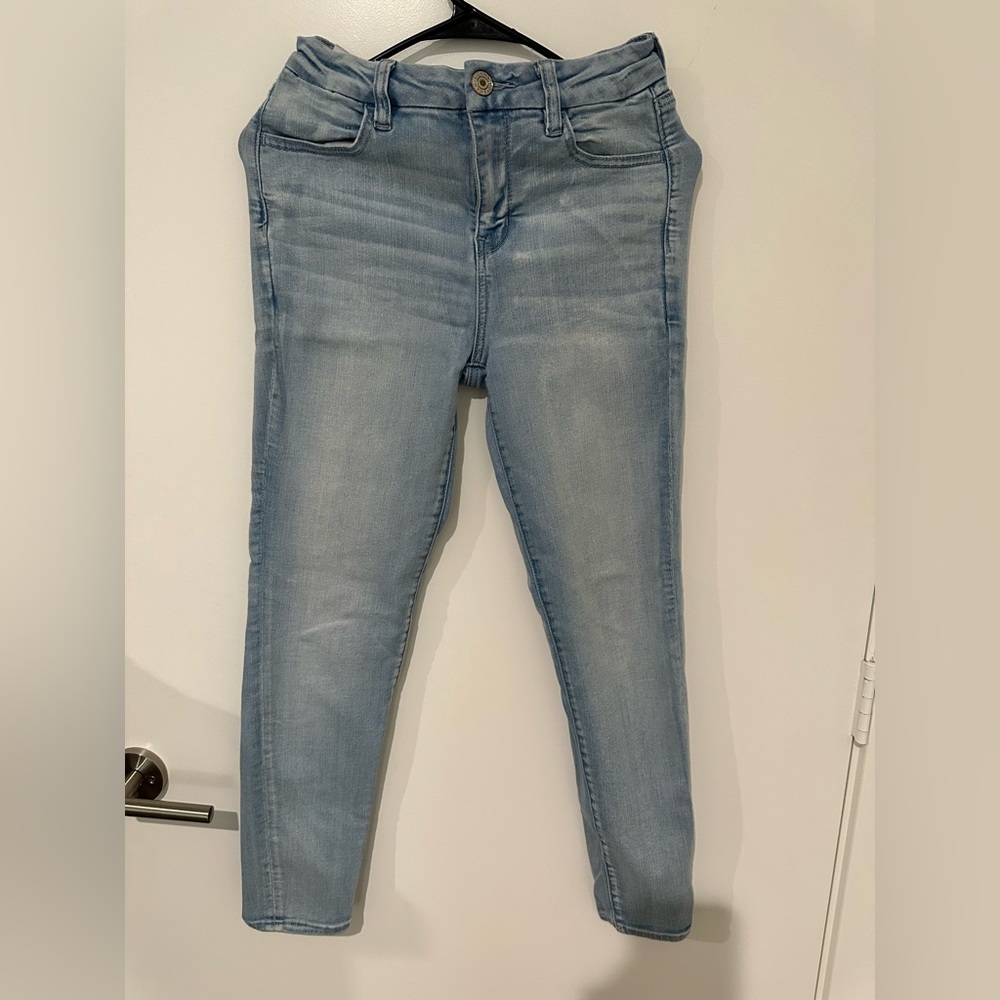 American eagle curvy high rise skinny ankle fit